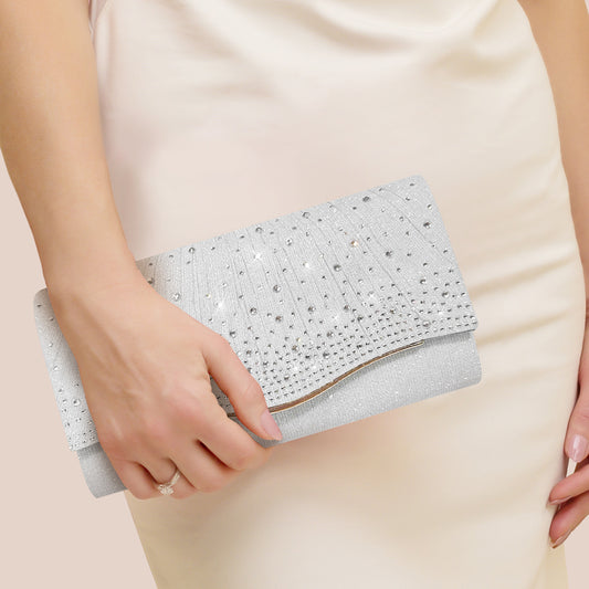 Dinner Clutch Women's New Rhinestone Diamond Dress Garment Bag Fashion Party Banquet - Dana Fashion