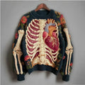 Womens 3D Digital Print Crew-Neck Loose Sweater - DanaFashionstore