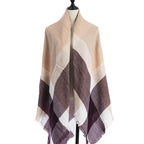 Women's Cashmere-like Plus-sized Double-sided Qicaigei Scarf Shawl - DanaFashionstore