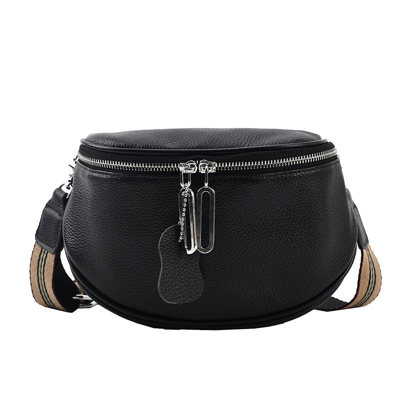 Genuine Leather Small Bag Women's Cowhide Simple Crossbody Bag - Dana Fashion