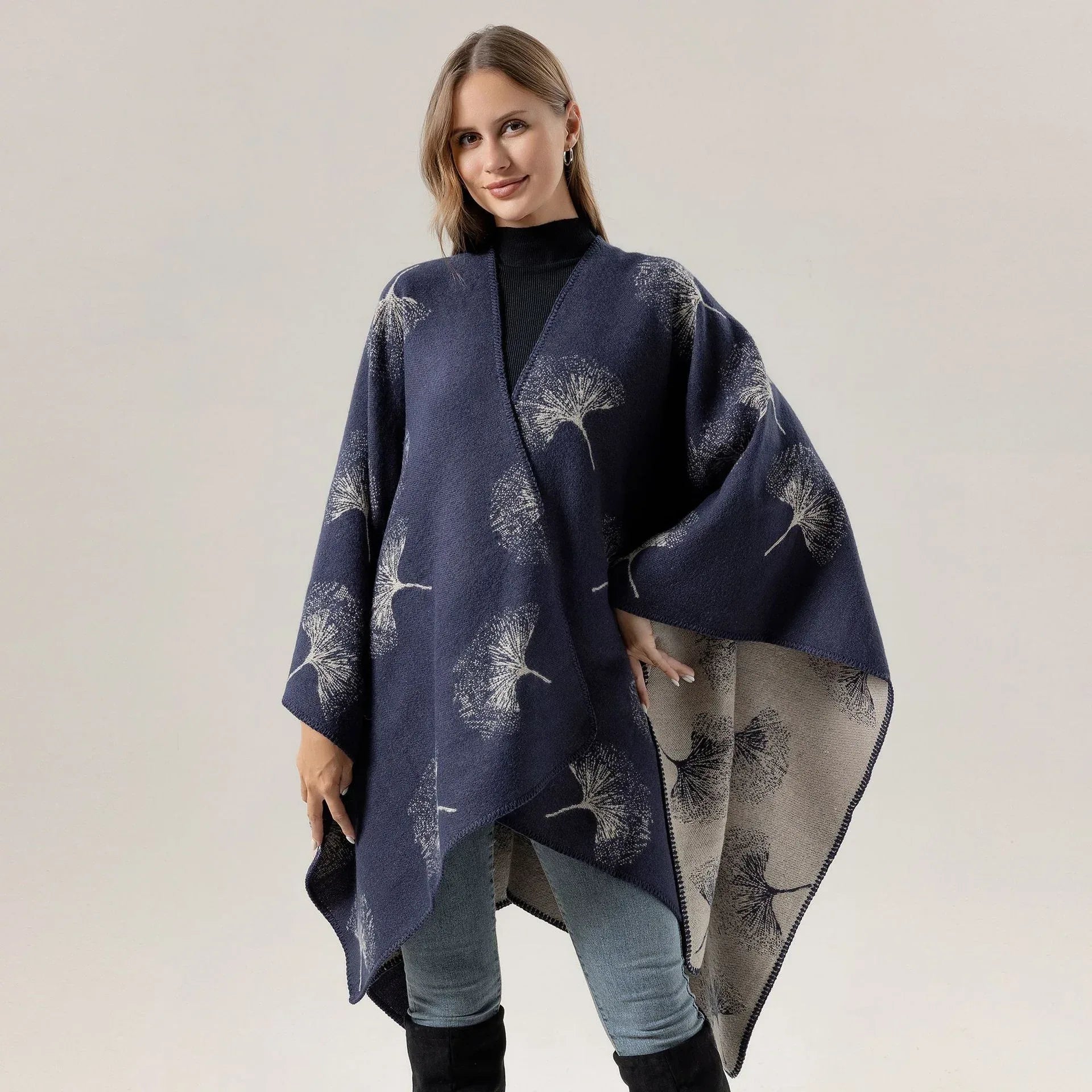 Ginkgo Leaf Shawl Summer High Sense - DanaFashionstore