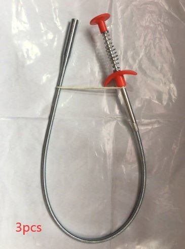 60CM Sewer Dredger Spring Pipe Dredging Tool Household Hair Cleaner Drain Clog Remover Cleaning Tools Household For Kitchen Sink Kitchen Gadgets $23.00 Dana Fashion Color: White85cm3pcs Dana's Kitchen Overview: Good ductility, with a grip, better to clear