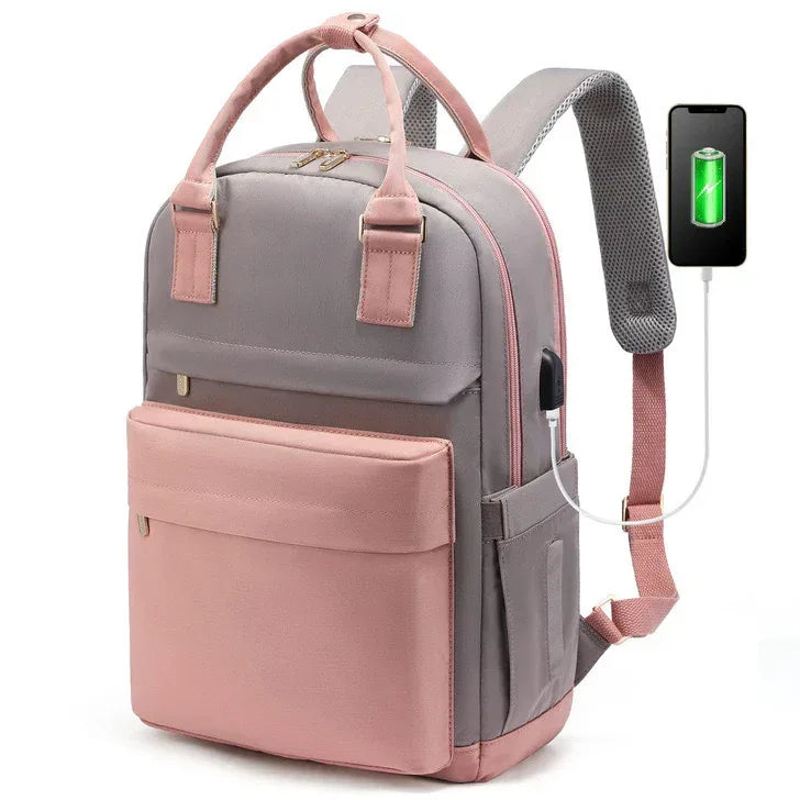 Girls Backpack Fashion Large Capacity Laptop Bag Portable Travel Backpack - DanaFashionstore