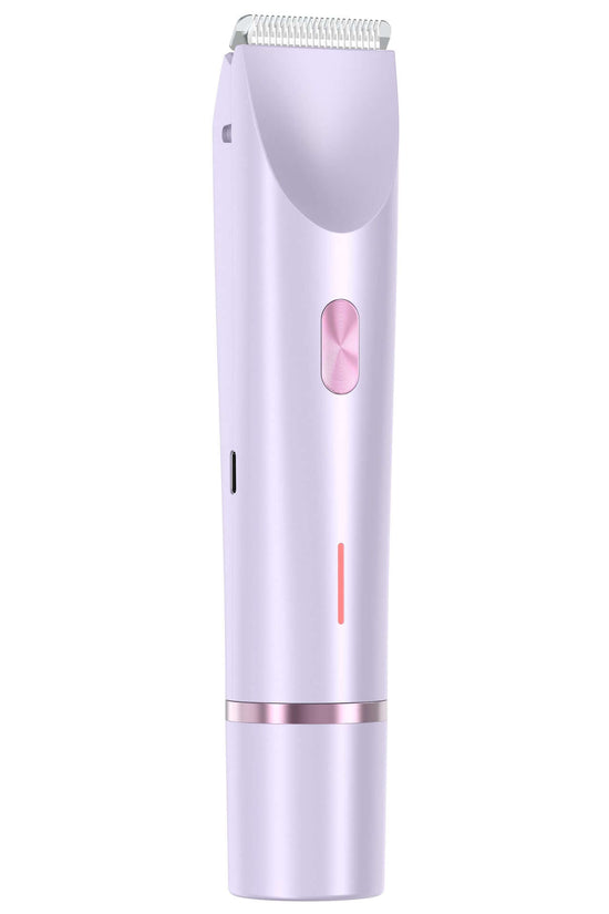 2 In 1 Hair Remover Women's Double Head Shaver Private Pubic Hair Trimmer Electric Razor Wet Dry Electric Body Hair $55.72 Dana Fashion Color: Purple Power supply mode: USB Beauty Tools Overview: 1. Comfortable and Safe Shaving: Engineered for a painless