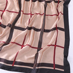 Geometric silk silk scarf - DanaFashionstore