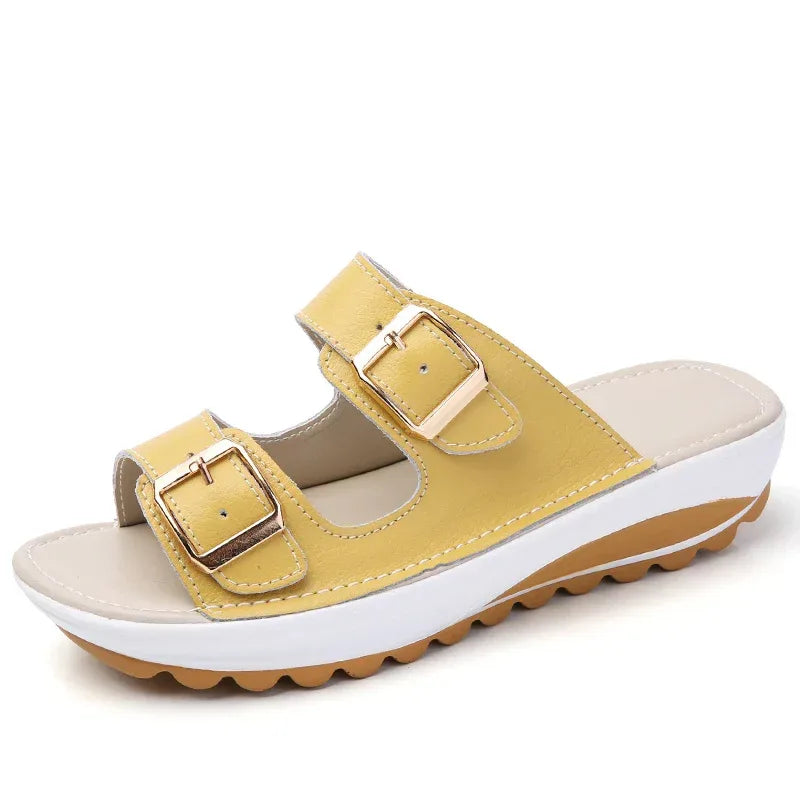 Leather beach shoes - DanaFashionstore