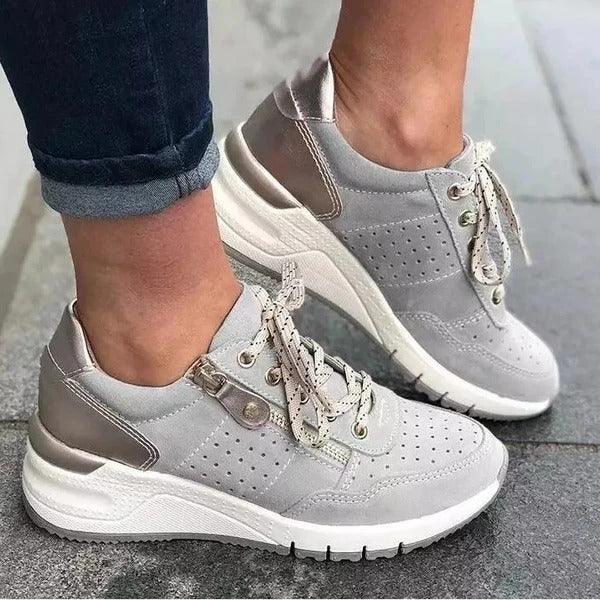 Burnt platform sneakers - DanaFashionstore