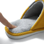 Indoor Corduroy Shoes Warm Plush Home Slipper Anti Slip Floor Bedroom Shoes Autumn Winter - DanaFashionstore