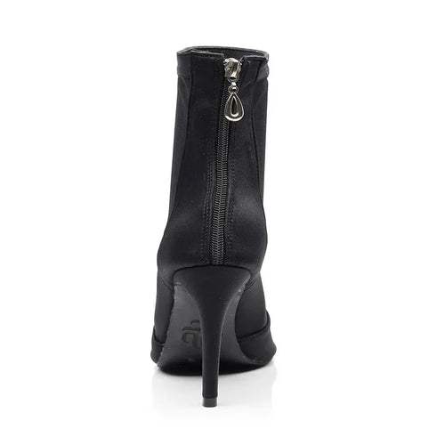 Black Elastic Latin Dance Shoes - DanaFashionstore