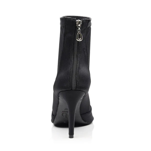 Black Elastic Latin Dance Shoes - DanaFashionstore