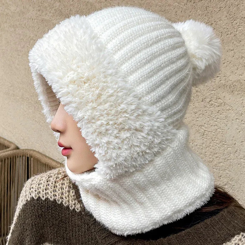 Multifunctional Hat Scarf One-piece Hat Neck Protection Bandana Warm - DanaFashionstore