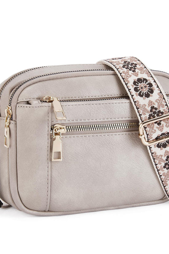 Cow Color Matching Multifunctional Zipper Crossbody Bag - DanaFashionstore