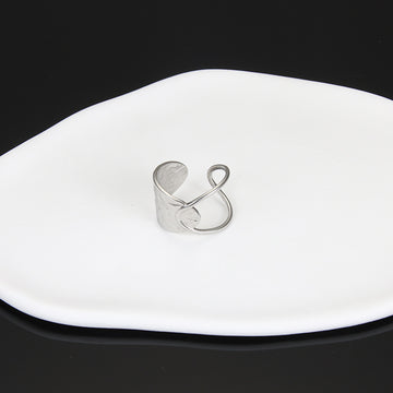 J013 Steel Salad Ring Ring