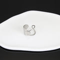  J013 Steel Salad Ring Ring