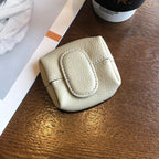 Coin Purse Women's Buckle First Layer Cowhide Coin Purse Key Case Carry Bag - DanaFashionstore