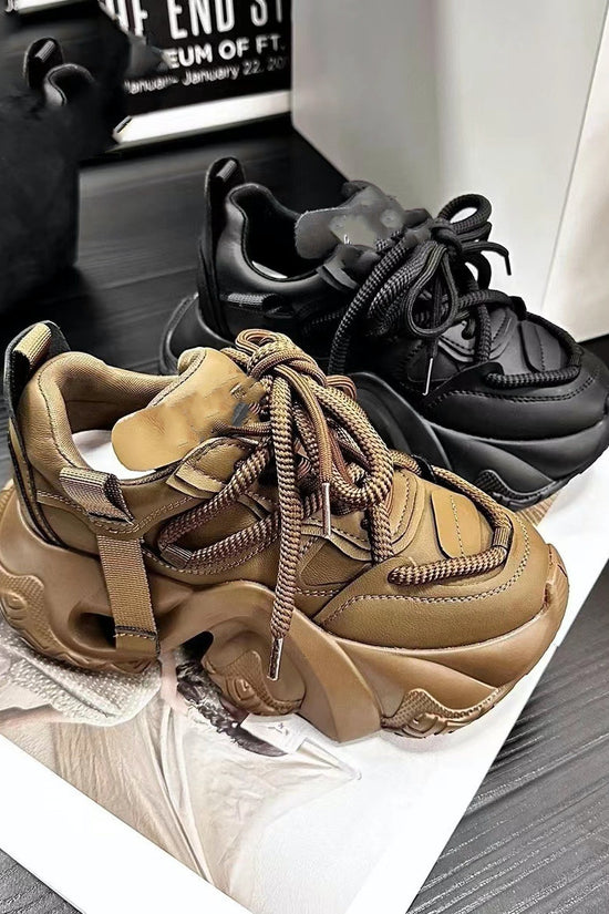 Fried Street Women's Super Hot All-match Small Thick Bottom Increased Lightweight Sneaker