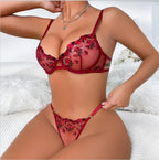 Women's Fashionable See-through Printed Underwear Suit - DanaFashionstore
