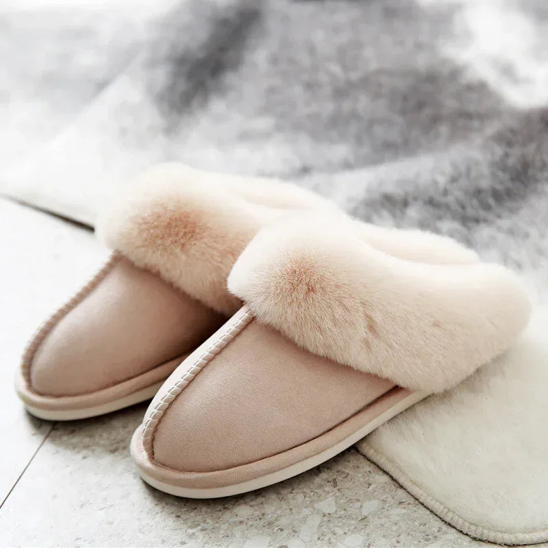 Suede cotton slippers - DanaFashionstore