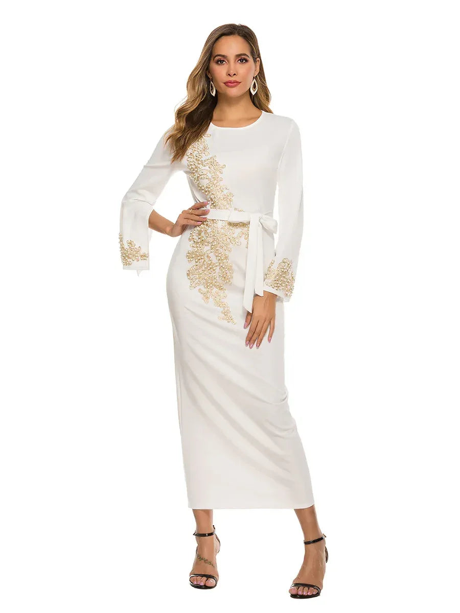 Muslim embroidered dress - DanaFashionstore