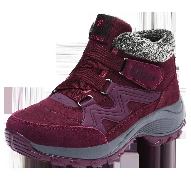 Hiking Shoes For Women Real Leather Non-Slip Outdoor Hiking Boots Trekking Shoes Waterproof Sport Sneakers Camping Sport Shoes - DanaFashionstore