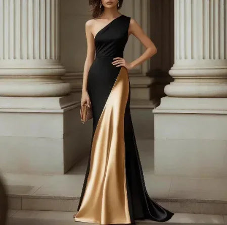 Womens Stylish And Elegant Satin Dress - DanaFashionstore