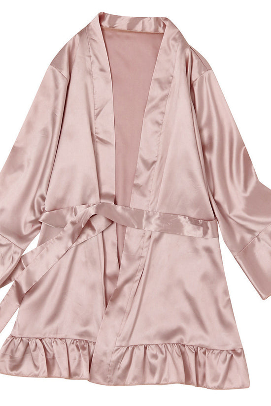 European And American Lace Up Ruffles Nightgown Women - Dana Fashion
