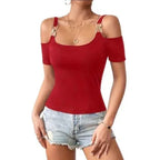 Summer American Niche Outer Wear Short Chic Sports Top Hot Girl Bottoming Small Slip Top Vest For Women - DanaFashionstore