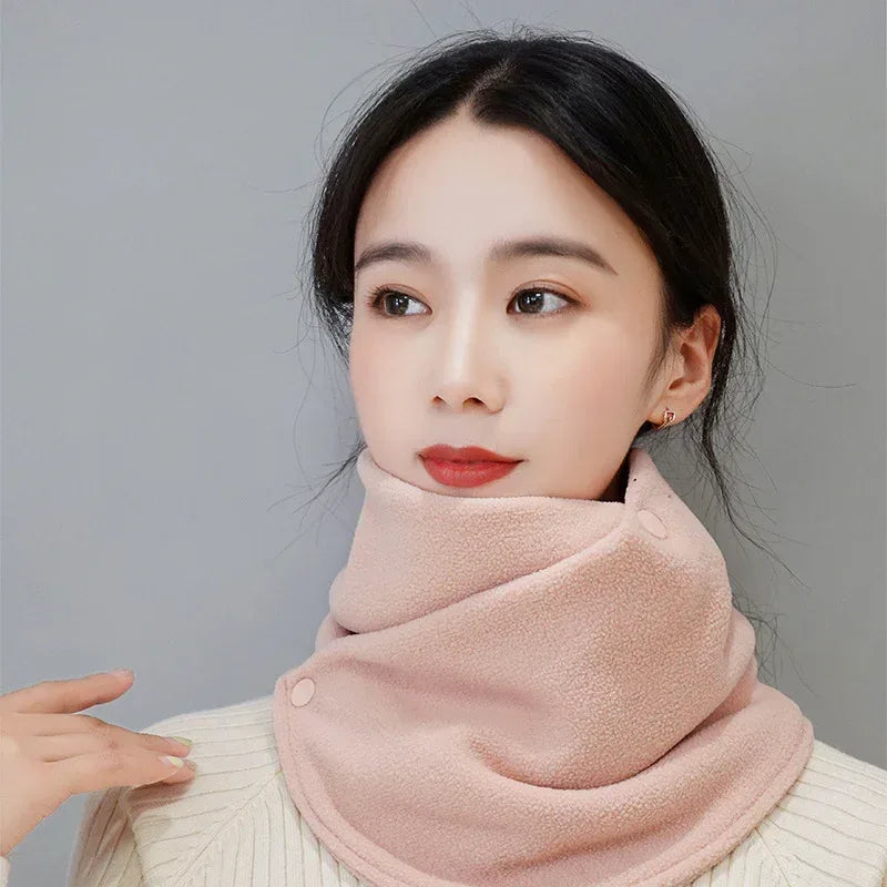 Women's Warm Plush Scarf Ins Cute And Versatile - DanaFashionstore