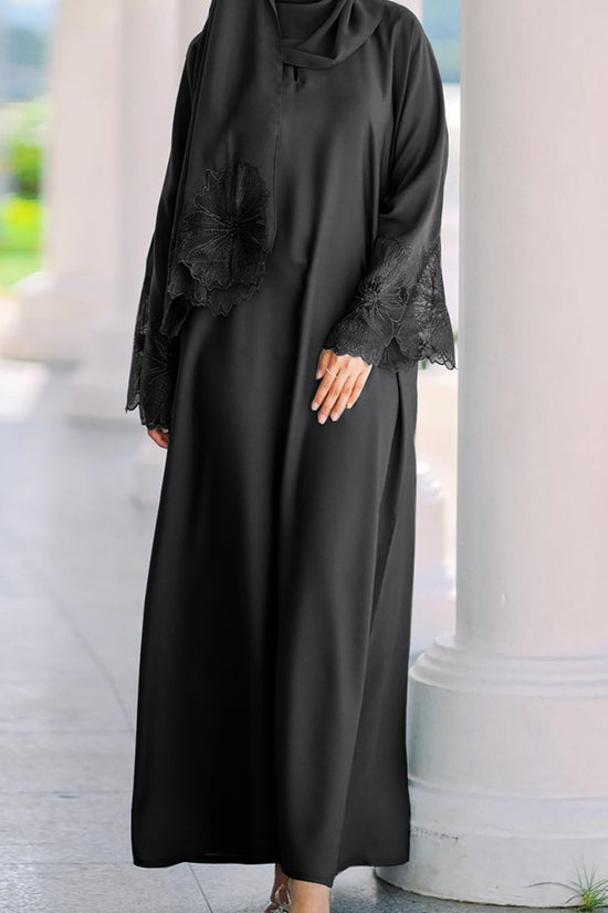 Women's Muslim Robe Malay Indonesian Dress With Headscarf