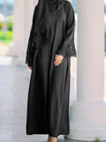 Muslim Robe Malay Indonesian Dress with Headscarf - Traditional Islamic Clothing - DanaFashionstore