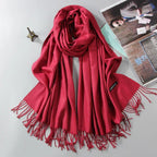 Fashion Cashmere Dual-use Shawl Warm Scarf - DanaFashionstore