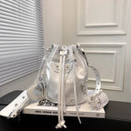 Women's Messenger Bag Heavy Industry Rivets Trendy Pull-belt Fashion - DanaFashionstore