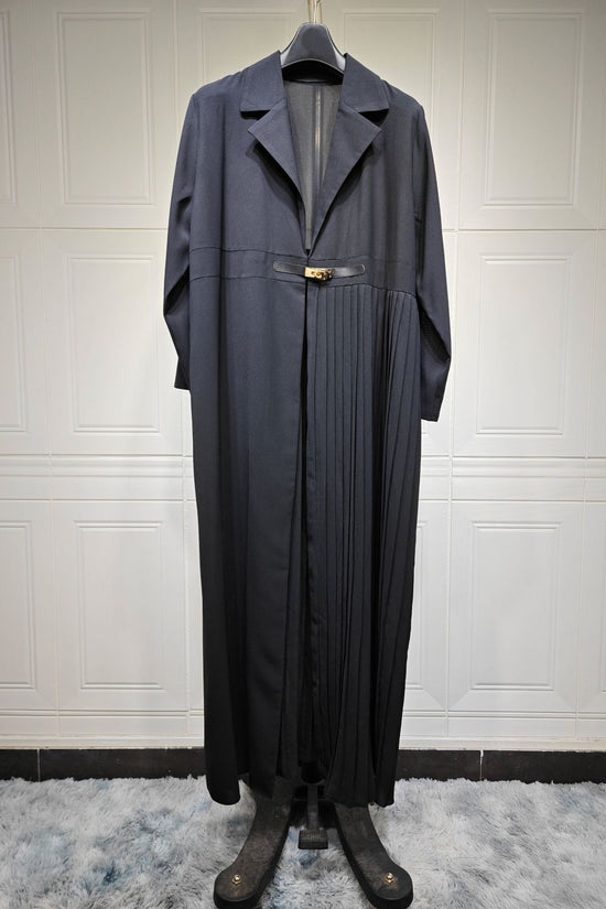 Cardigan Robe Pleated Pleated Coat Muslim Arab Clothing