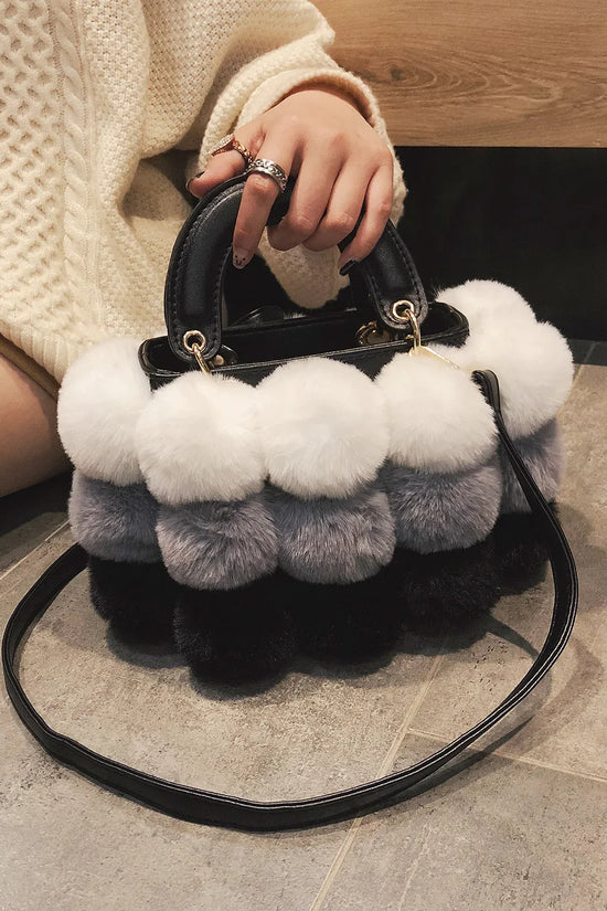 Plush Handbags Winter Plush Shoulder Bag Handbag Trend Messenger Bag - DanaFashionstore