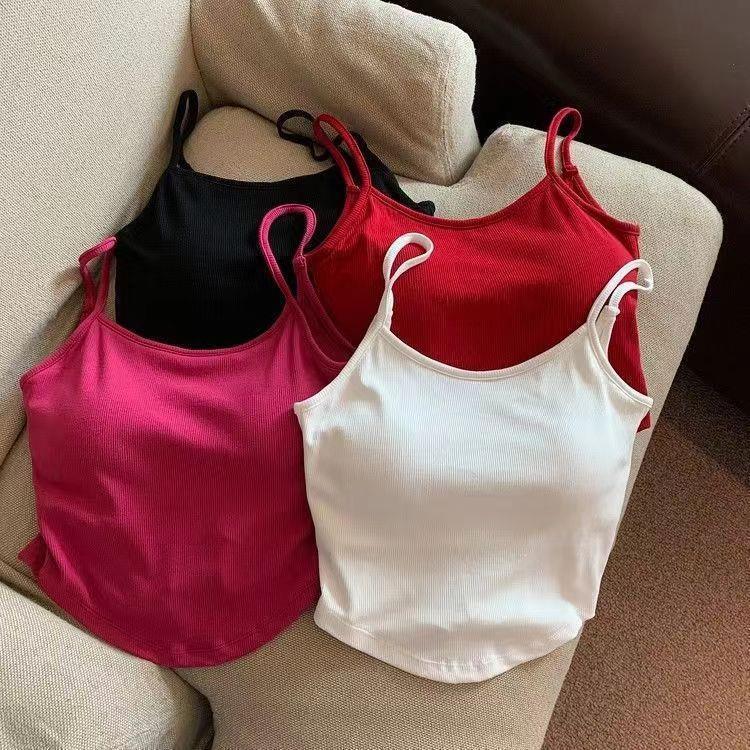 Summer New Padded Strap Vest Women's Inner Wear - DanaFashionstore