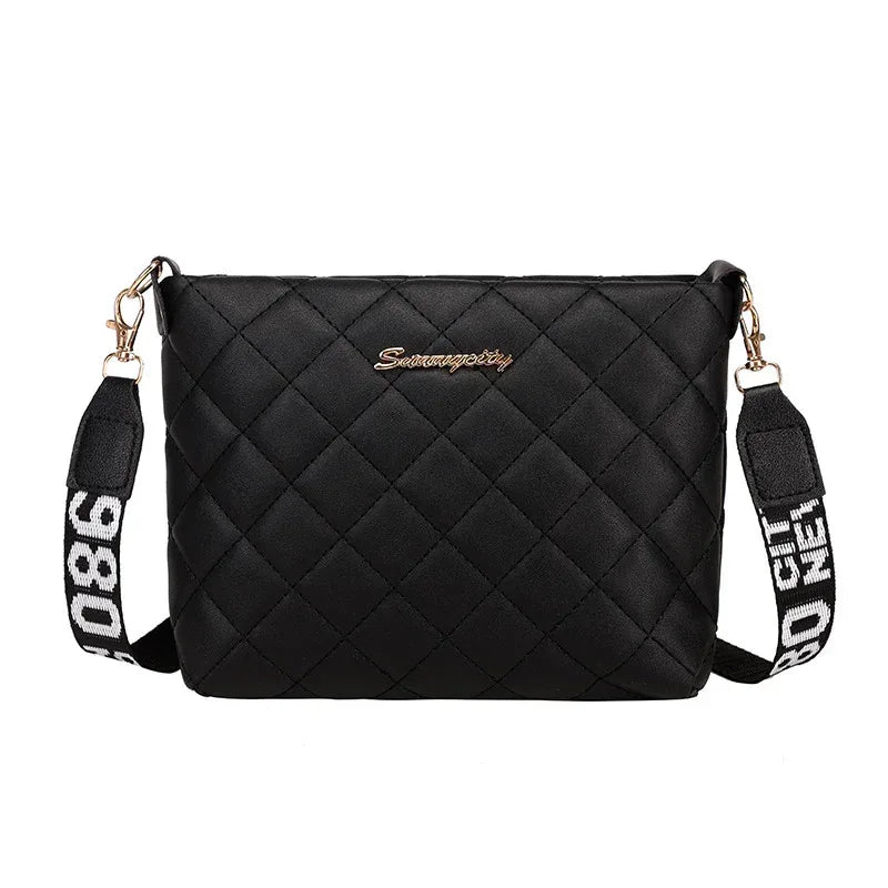 Small Messenger Bag For Women Trend Lingge Embroidery Female Shoulder Bags Fashion Chain Ladies Crossbody Purse - DanaFashionstore