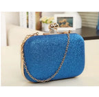Women Handbag Evening Bags For Party New Women Chain Shoulder Bag Ladies Fashion Gold Clutch Box Bag Women Messenger - DanaFashionstore