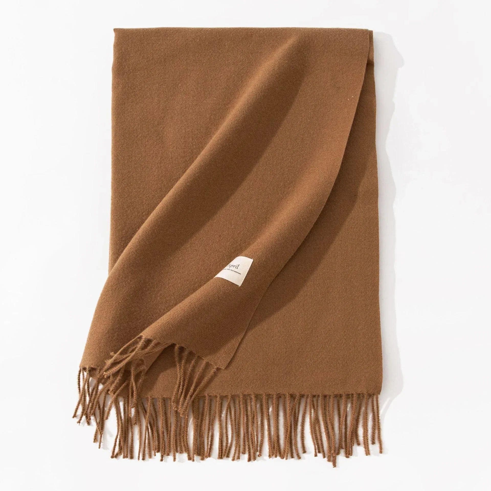 Pure Color Artificial Cashmere Scarf Women's Winter High-grade Shawl - DanaFashionstore