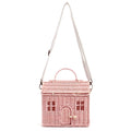 Hand-woven small house messenger bag - DanaFashionstore