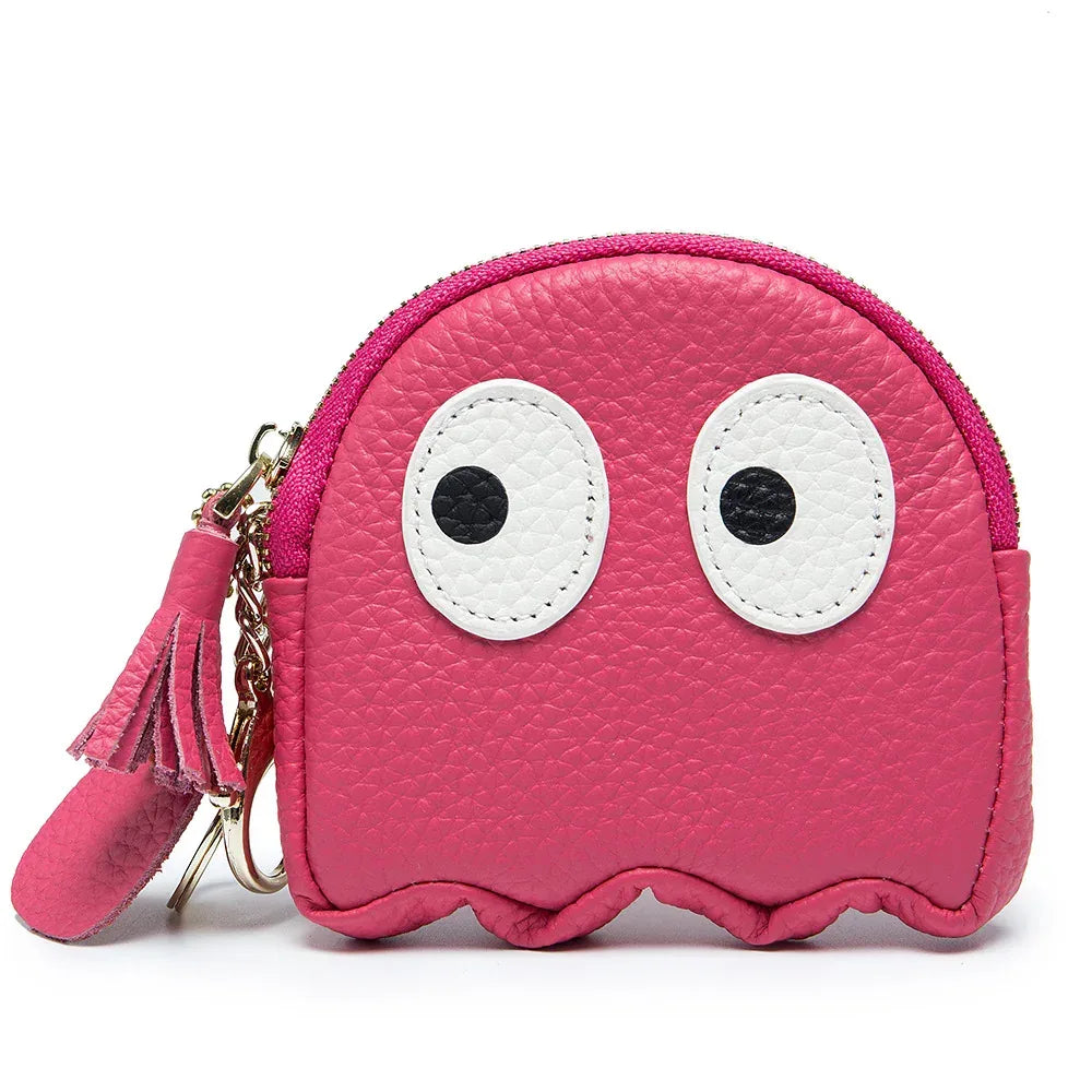 Genuine Leather Coin Purse Mini Cute Cowhide Coin Bag - DanaFashionstore
