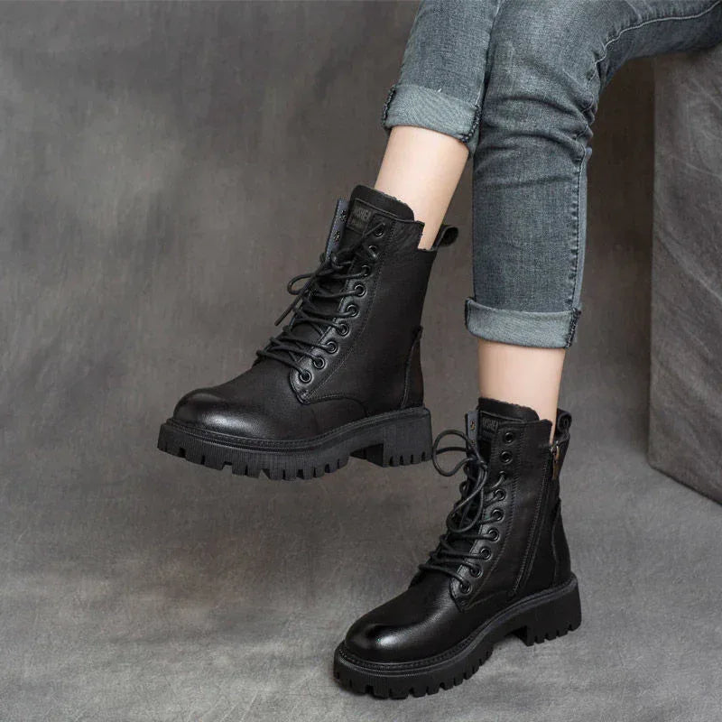 Martin Boots Women's British Style Short Boots - DanaFashionstore