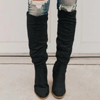 Block heel retro high boots - DanaFashionstore