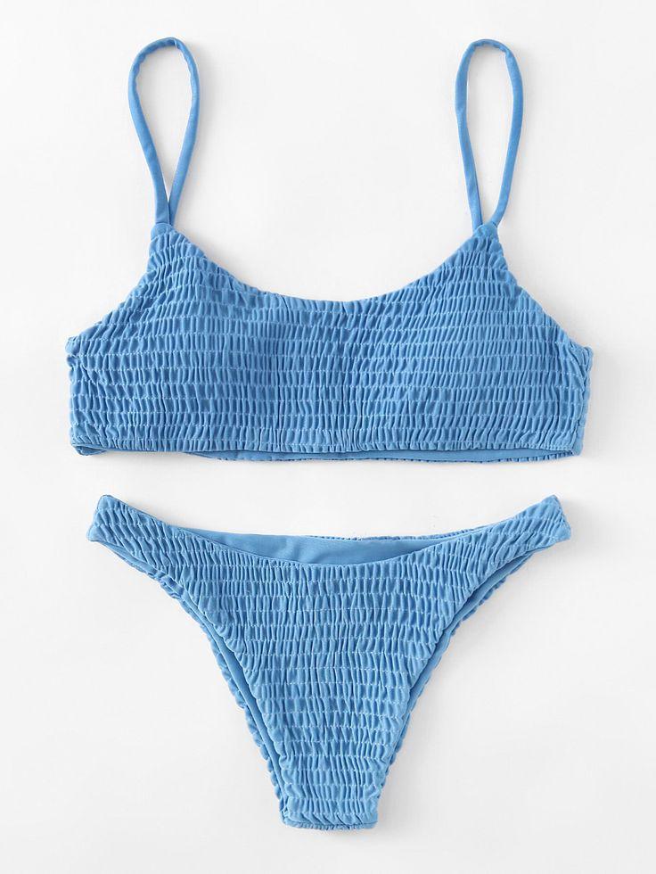 Swimsuit sexy pleated triangle bikini - DanaFashionstore