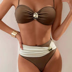 Women's Sexy European And American Vintage Backless Bikini Swimsuit Suit - DanaFashionstore