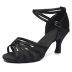 Indoor satin Latin dance shoes - DanaFashionstore