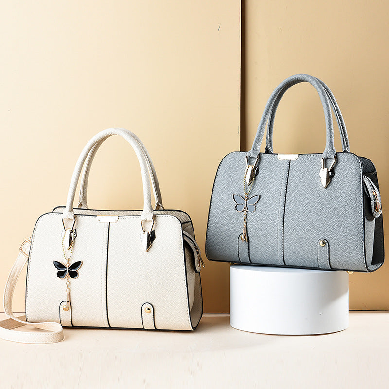 Large Capacity Lychee Pattern Women's Handbag - Dana Fashion