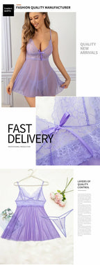 Hot Strap Underwear Small Chest Pajamas Suit - DanaFashionstore