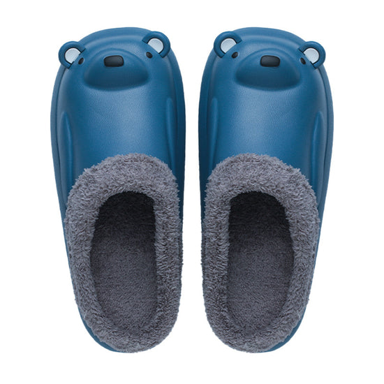 Home Non-slip And Warm Cartoon Bear Slippers