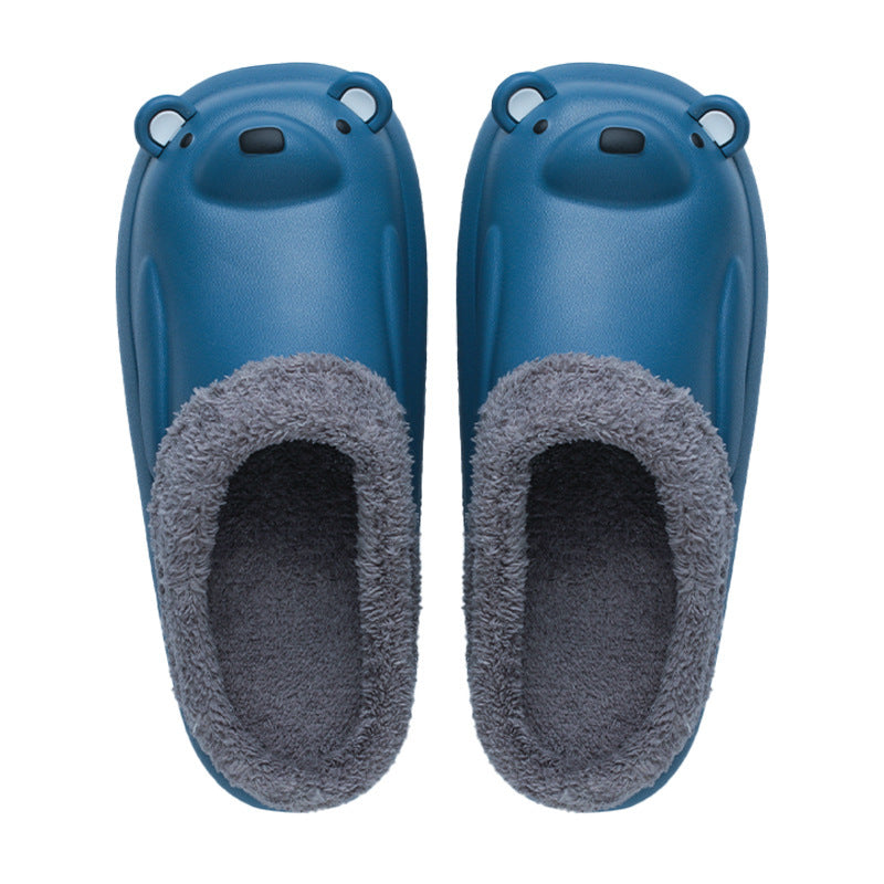 Home Non-slip And Warm Cartoon Bear Slippers