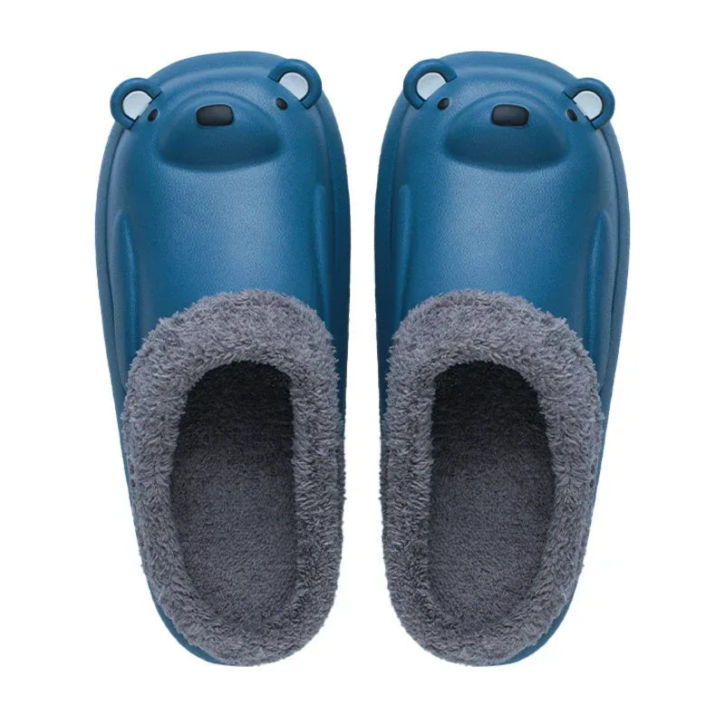 Home Non-slip And Warm Cartoon Bear Slippers - DanaFashionstore